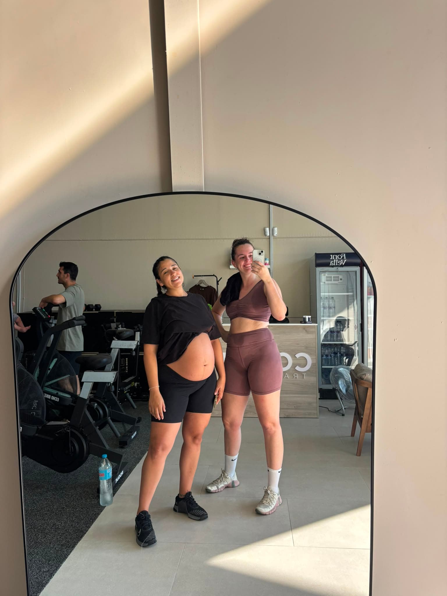 Foto de Marta durante una sesión — Grupo de embarazo · Commit Training Lab